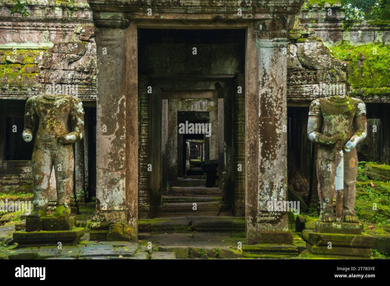 Preah Khan Tempel in Siem Reap, Kambodscha Stockfoto