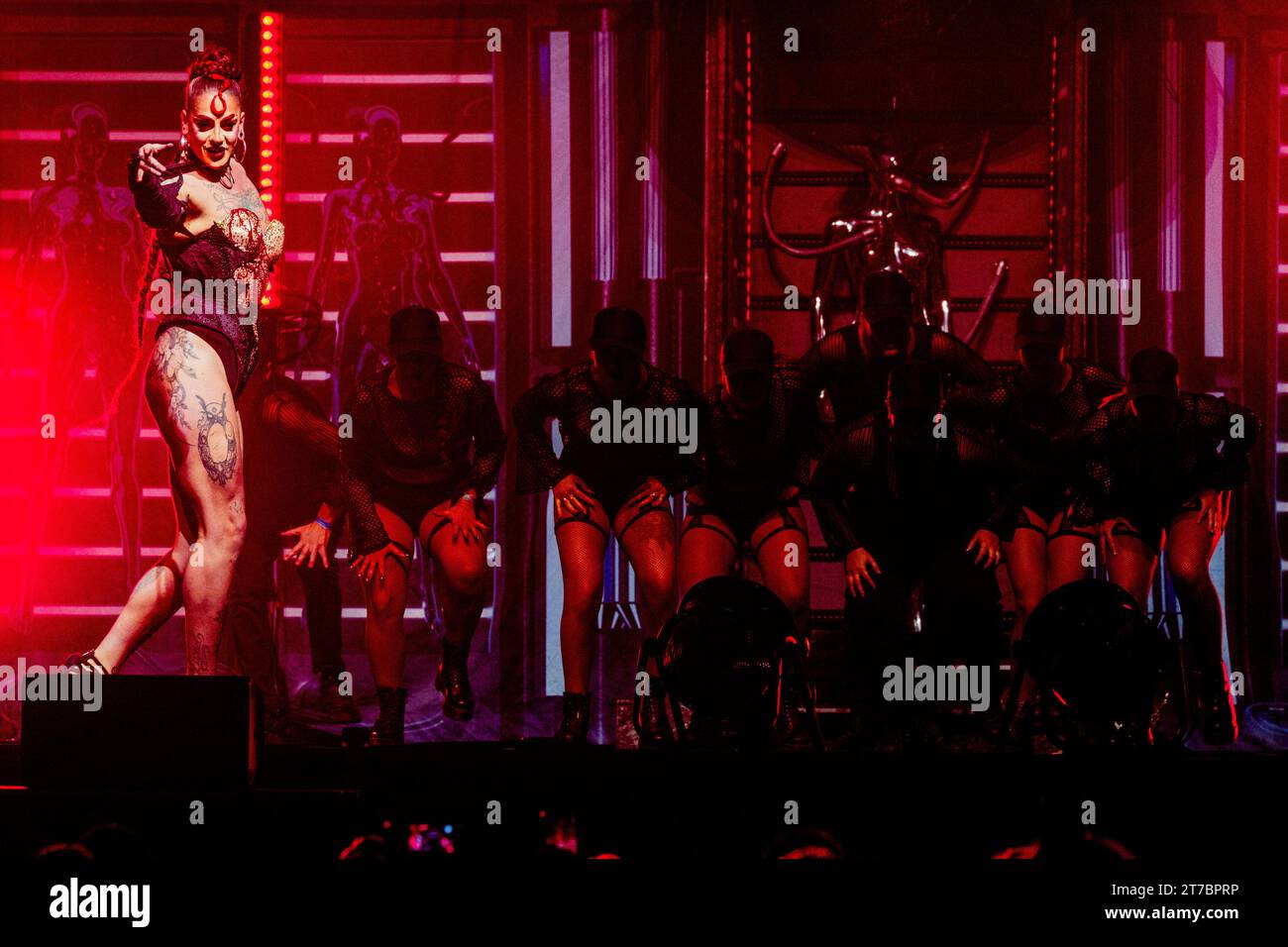 Italien 12. November 2023 RuPaul's Drag Race: Werq die Welt - Elecktra Bionic - Assago Forum Mailand © Andrea Ripamonti / Alamy Stockfoto