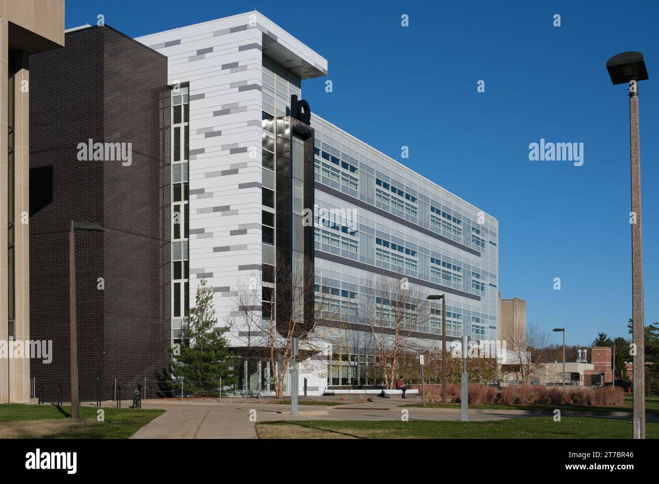 Institut für quantitative Gesundheitswissenschaft und Technik auf dem Campus der Michigan State University, East Lansing Michigan Stockfoto