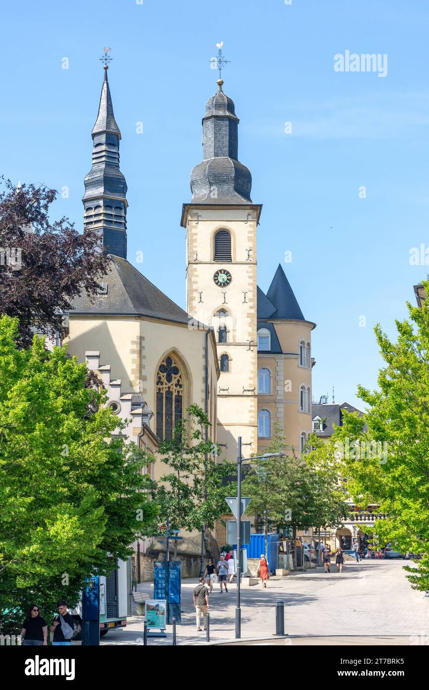 Michaelskirche von Mount de Clausen, Ville Haute, Stadt Luxemburg, Luxemburg Stockfoto