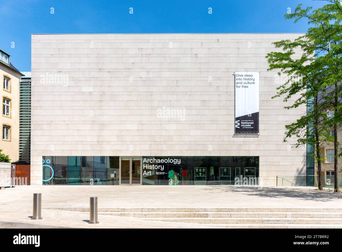 Musée National d'Histoire et d'Art (Nationalmuseum für Geschichte und Kunst), Marché-aux-Poissons, Ville Haute, Stadt Luxemburg, Luxemburg Stockfoto