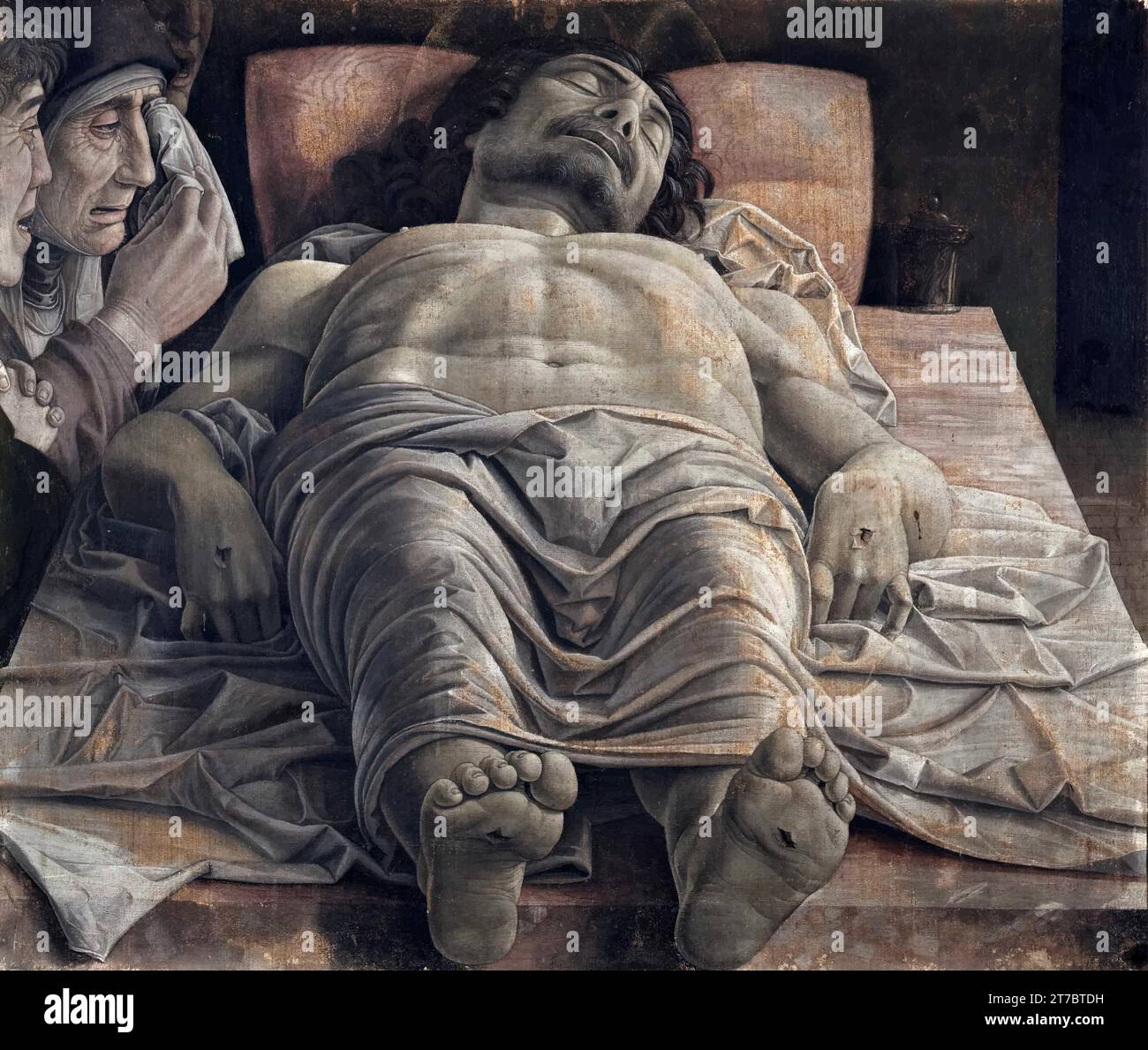 „The Beweinung over the Dead Christ von Andrea Mantegna: A Classic Art Masterpiece“ Stock Vektor