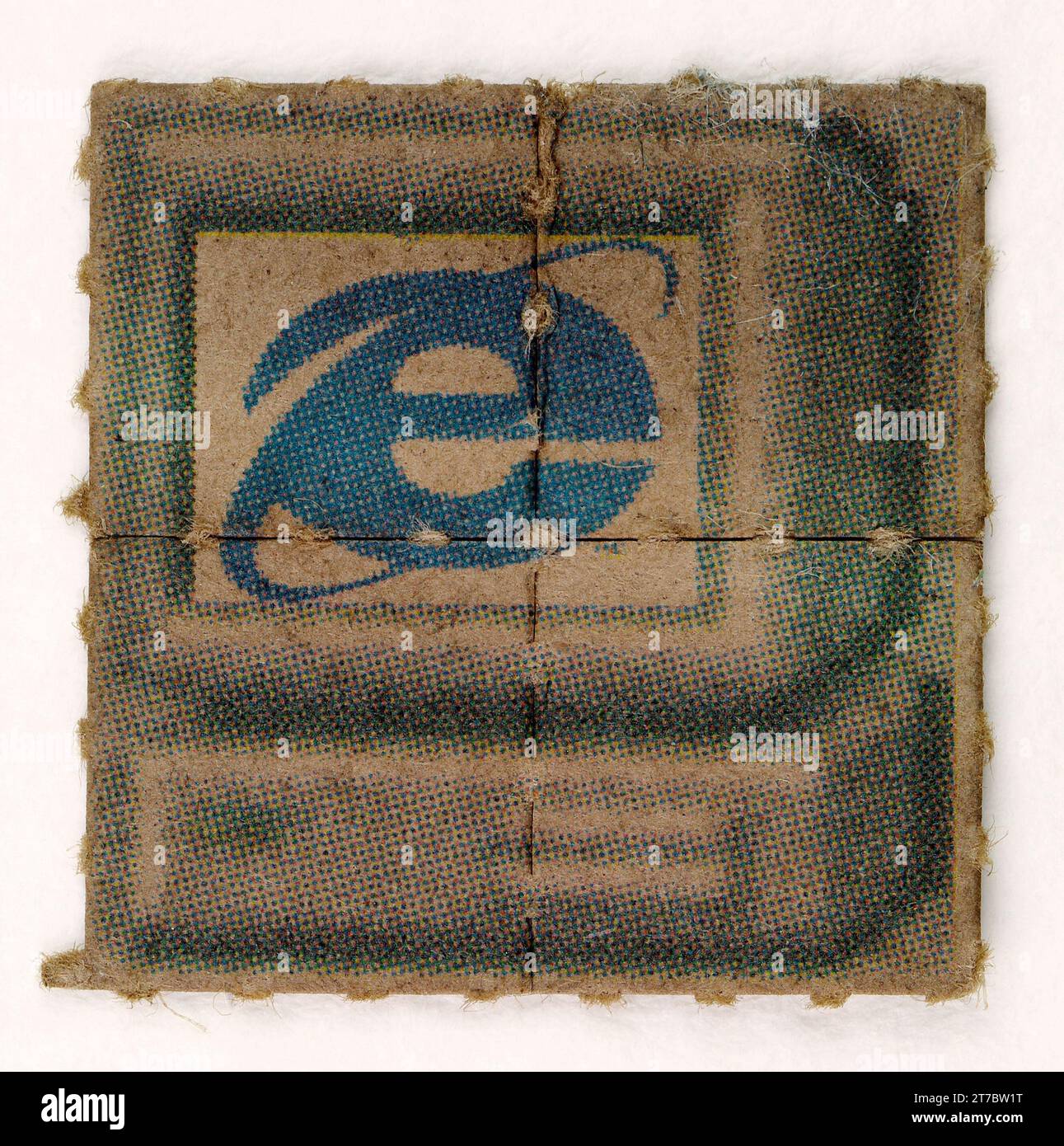 Internet Explorer LSD Blotter [getaucht um 1999] Lysergsäure Diethylamid, SÄURE. Stockfoto