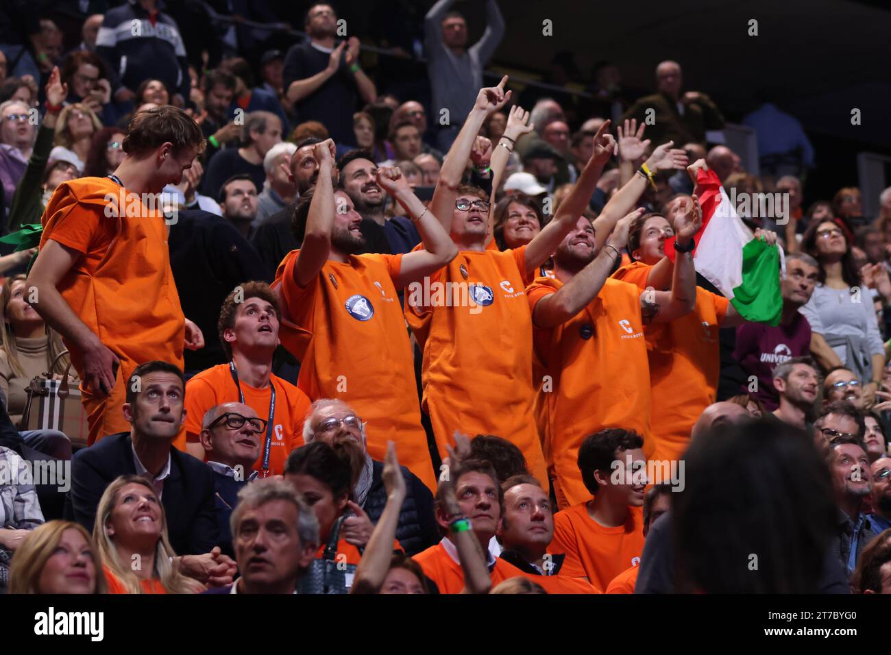 Turin, Italien. November 2023. Turin - Tennis, Nitto ATP Finals, Carota Jungen, 14. November 2023. Foto Felice Calabro' Editorial Usage Only Credit: Independent Photo Agency/Alamy Live News Stockfoto