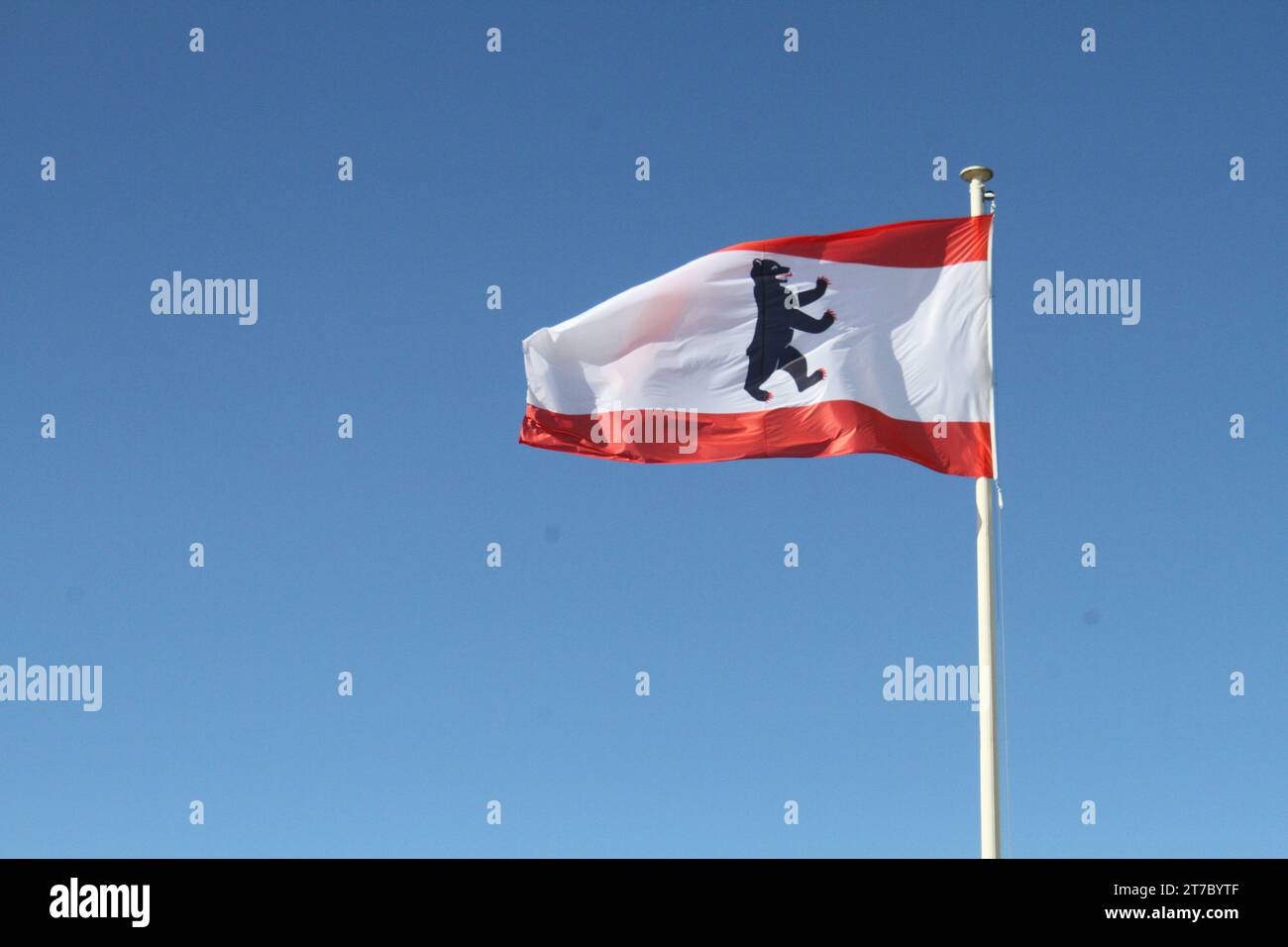 18. märz 2018; Berlin, Deutschland. Flagge von Berlin. Stockfoto