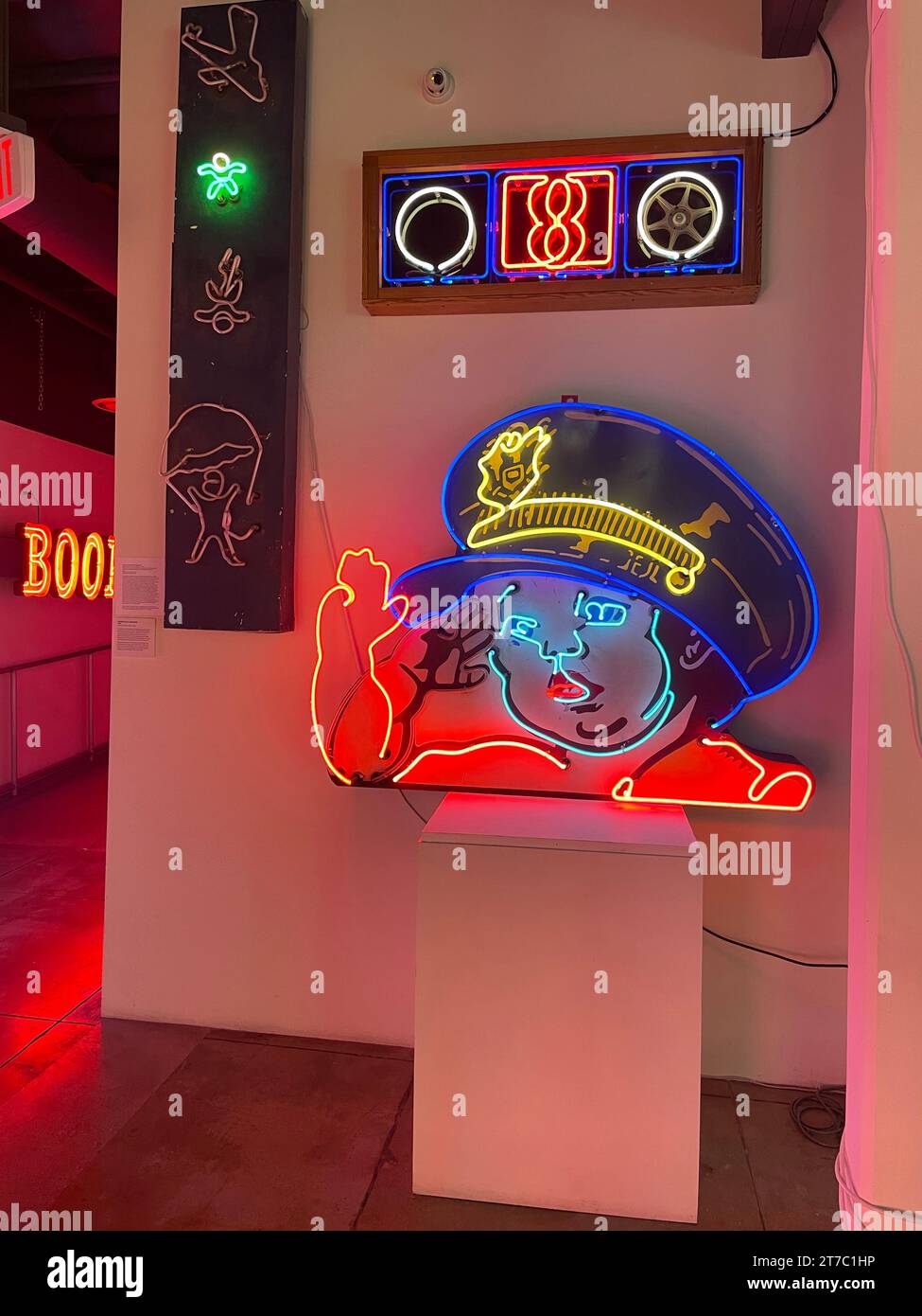 Museum of Neon Art in Glendale, CA Stockfoto