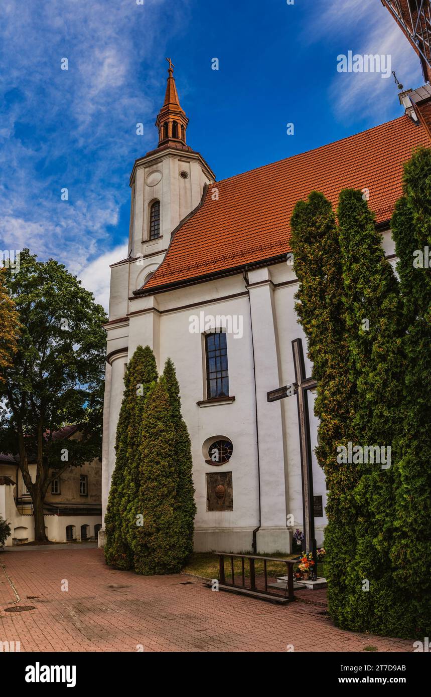 Die Basilika der Himmelfahrt der Heiligen Jungfrau Maria in Bialystok ist die größte Stadt im Nordosten Polens und die Hauptstadt der Podlask Stockfoto