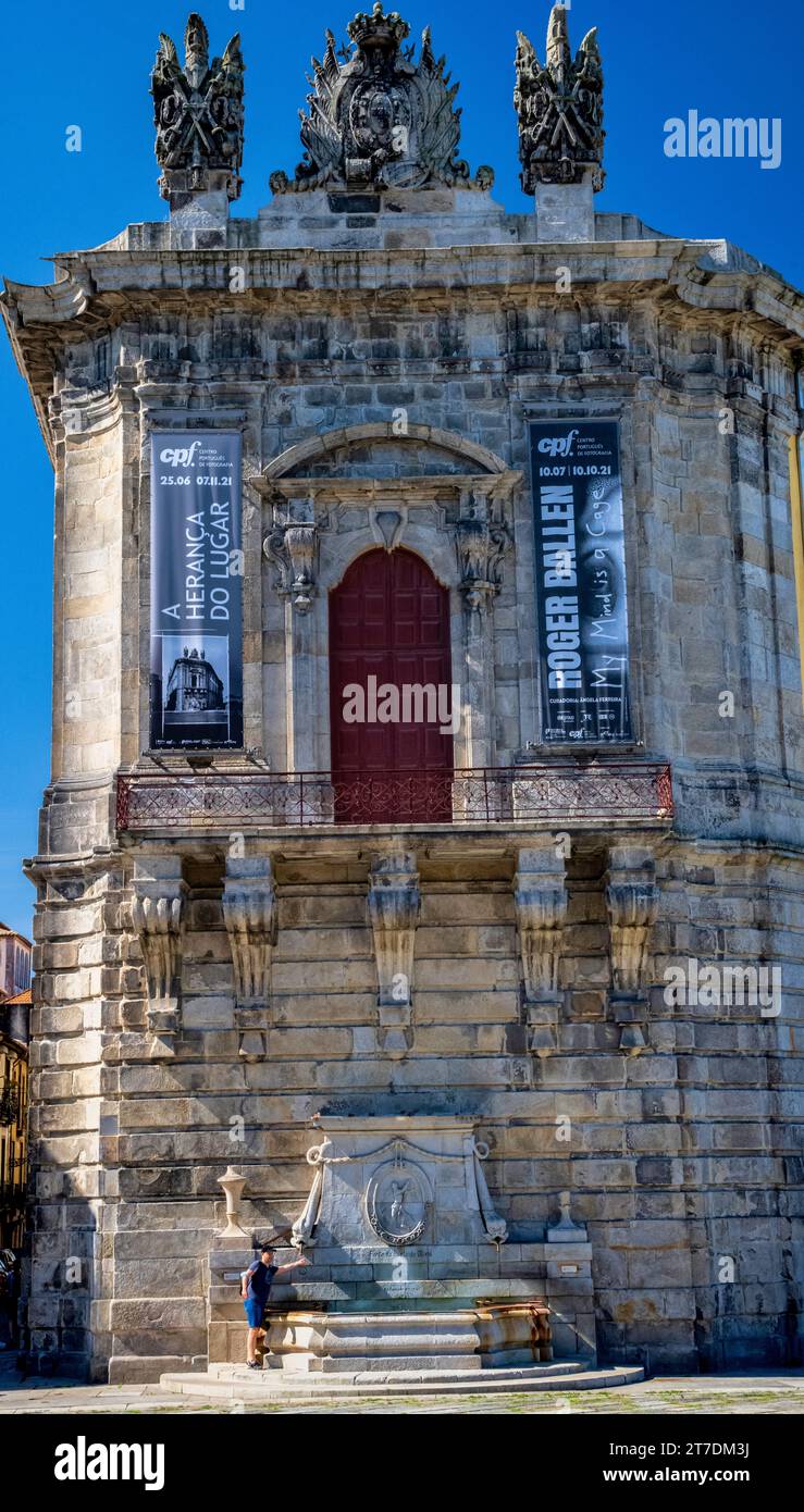 Chafariz do Anjo, Centro Portugues de Fotografia, Porto, Portugal Stockfoto