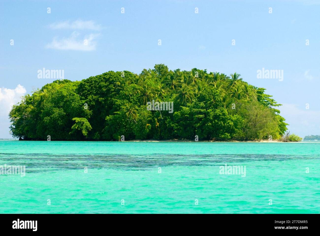 Erkunden Sie Die Lagune Von Roviana, Westprovinz, Salomonen Stockfoto