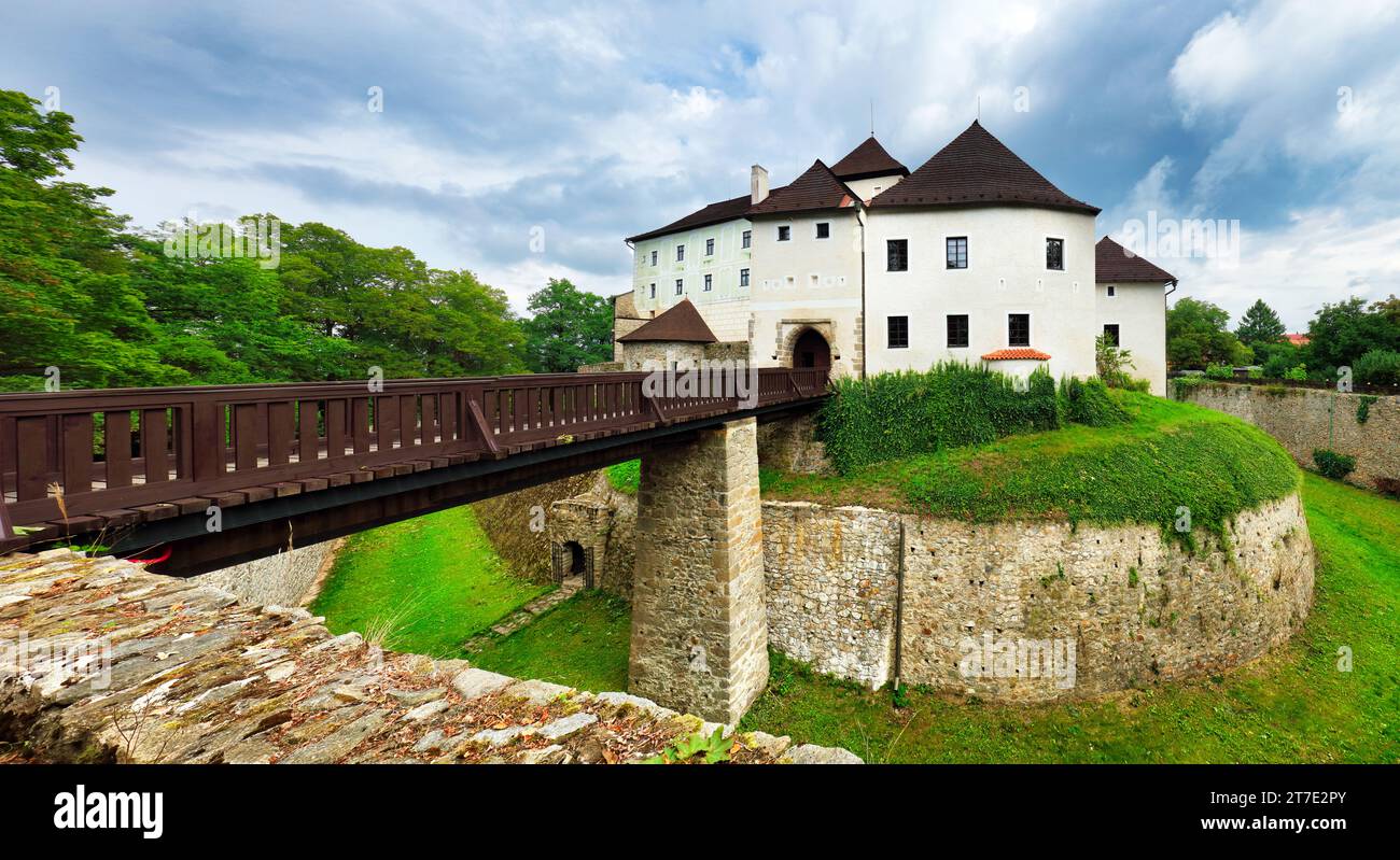 Tschechische Republik - Schloss Nove Hrady Stockfoto