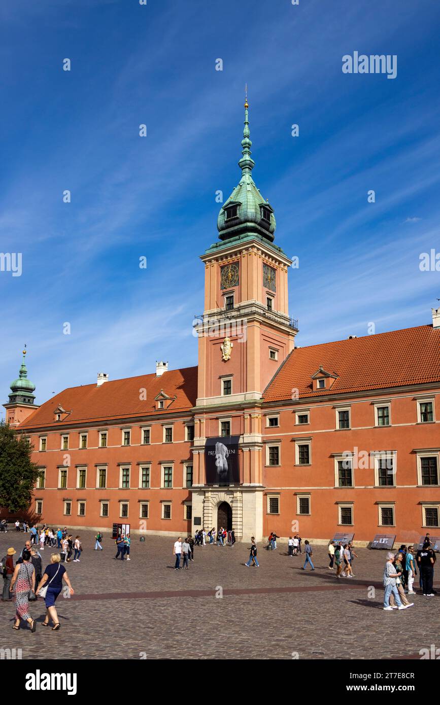 Das Königsschloss, die Altstadt, Warschau, Polen Stockfoto