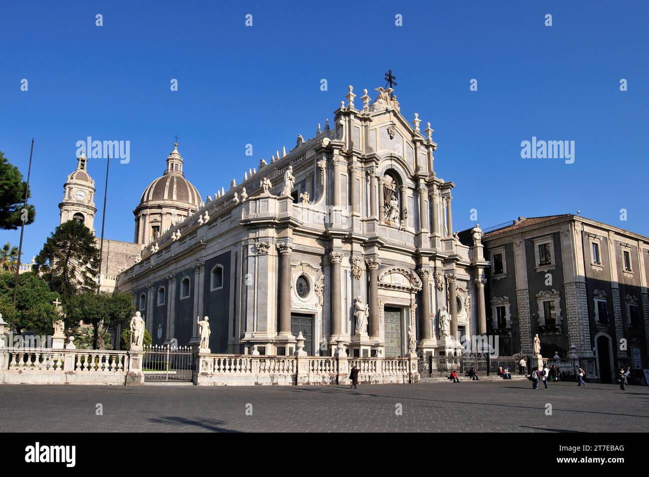 Catania. Schloss Ursino. Sizilien. Italien Stockfoto