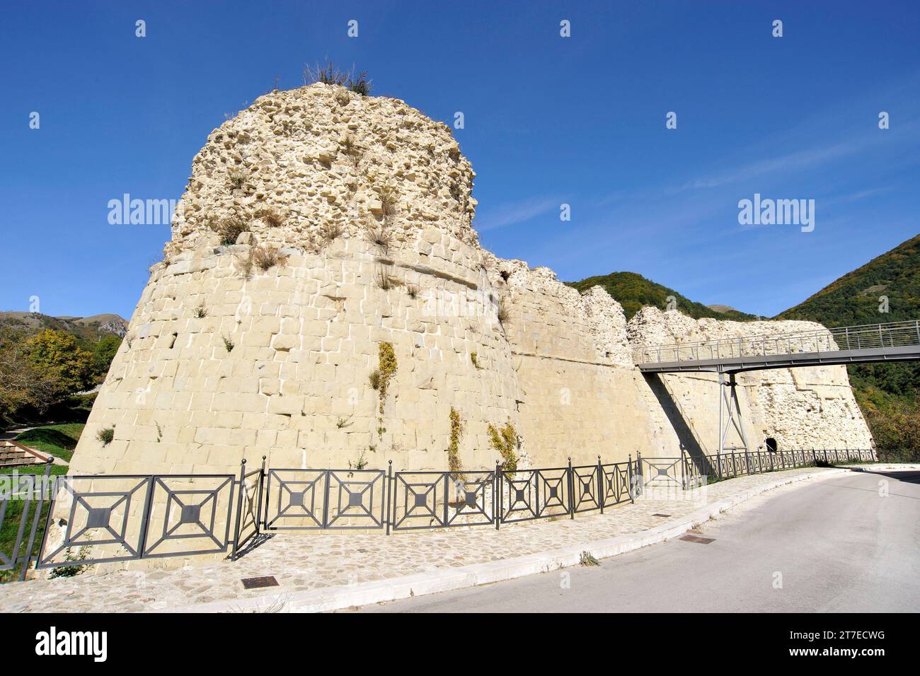 Schloss von König Manfredi. Echte Stadt. Latium. Italien Stockfoto