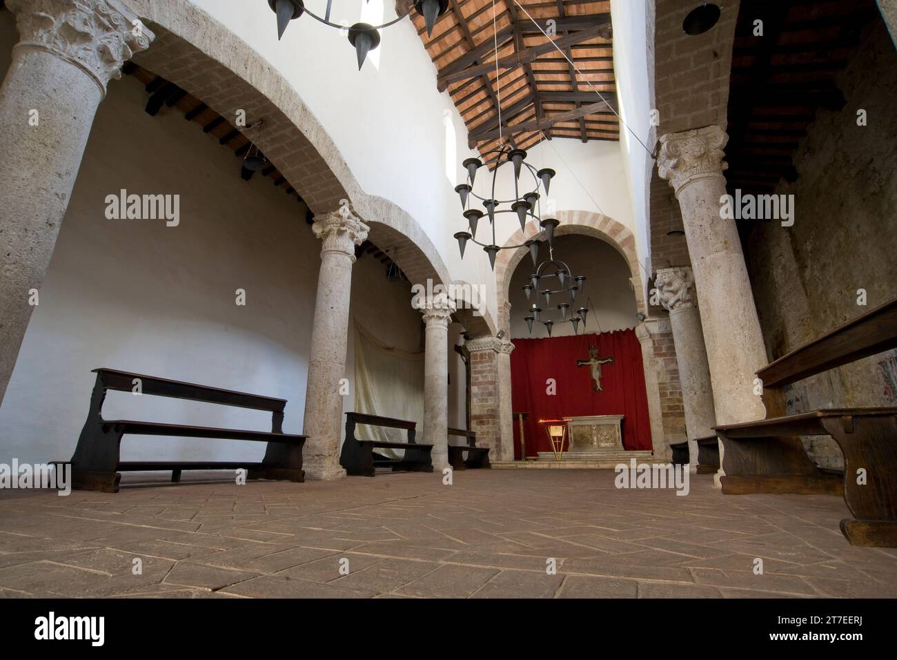 Santa Maria Impensole. Narni. Umbrien. Italien Stockfoto