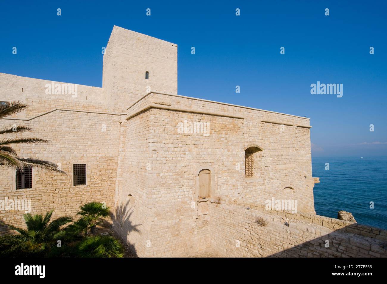 Schwäbisches Schloss. Trani. Apulien. Italien Stockfoto