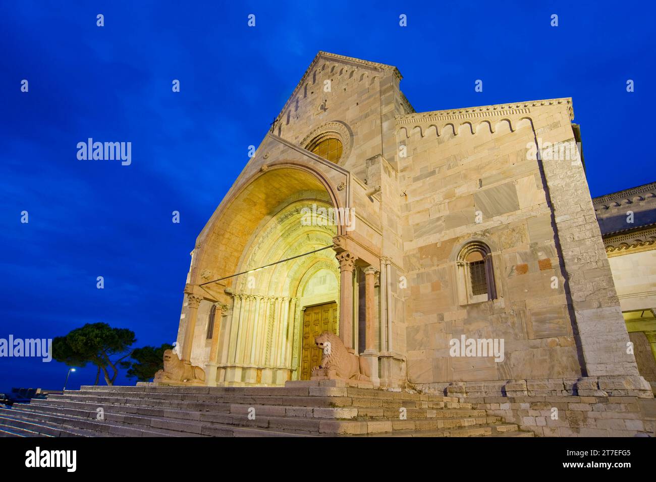 Kathedrale von San Ciriaco. Ancona. Marken. Italien Stockfoto