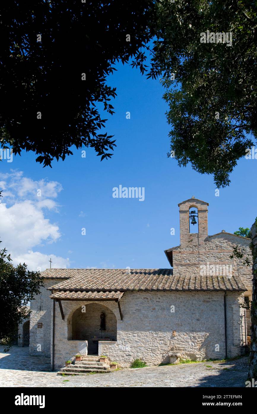 Das heilige Speco von San Francesco. Narni. Umbrien. Italien Stockfoto