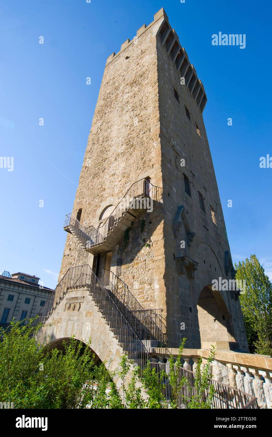 Torre San Niccolò. Florenz. Toskana. Italien Stockfoto