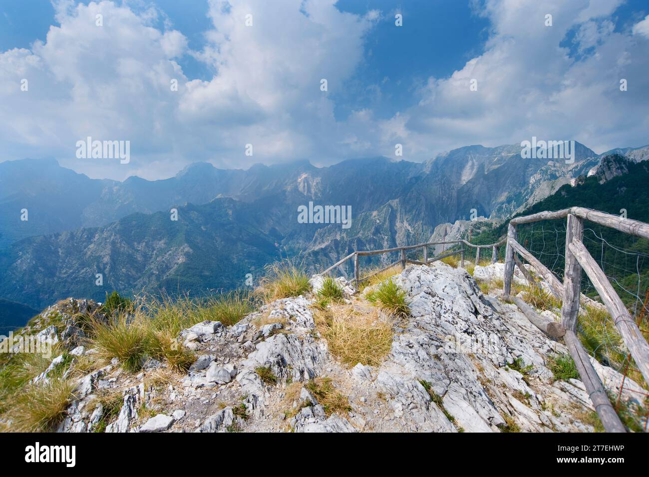 Botanischer Garten Pietro Pellegrini. Mass. Toskana. Italien Stockfoto