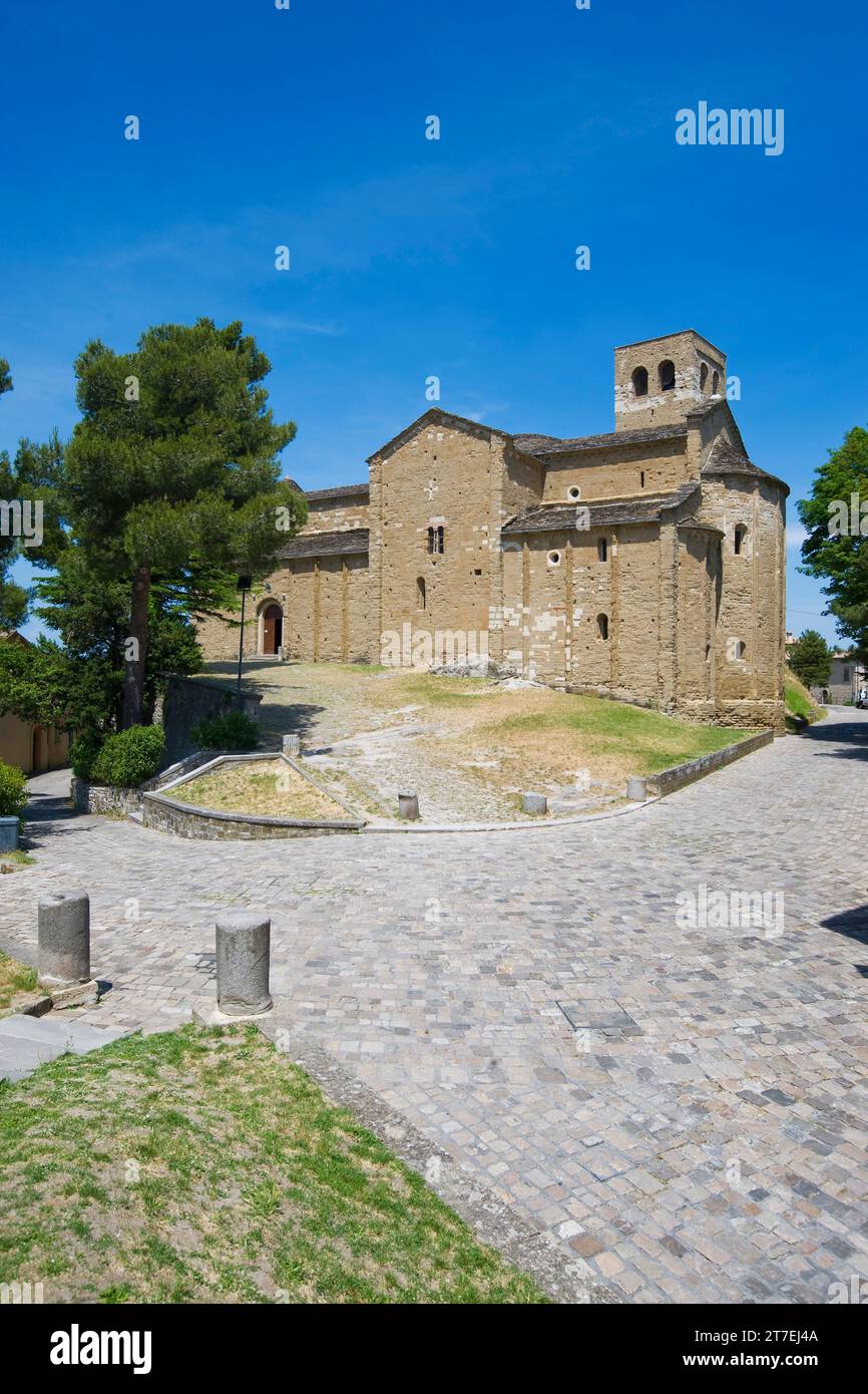 Duomo. San Leo. Emilia Romagna. Italien Stockfoto