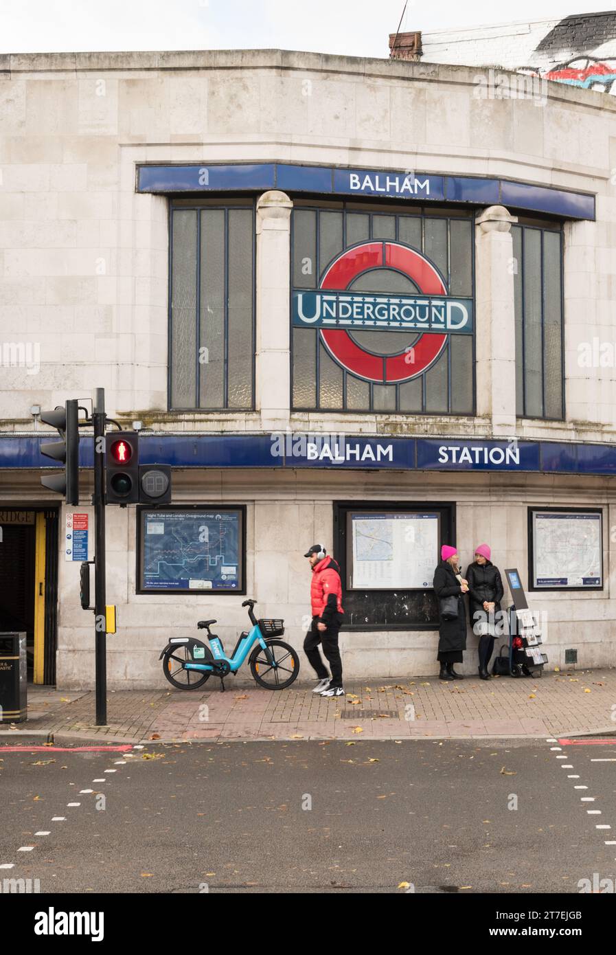 Charles Holden's Balham – U-Bahn-Station, Balham High Road, Balham, London, SW12, England, Großbritannien Stockfoto