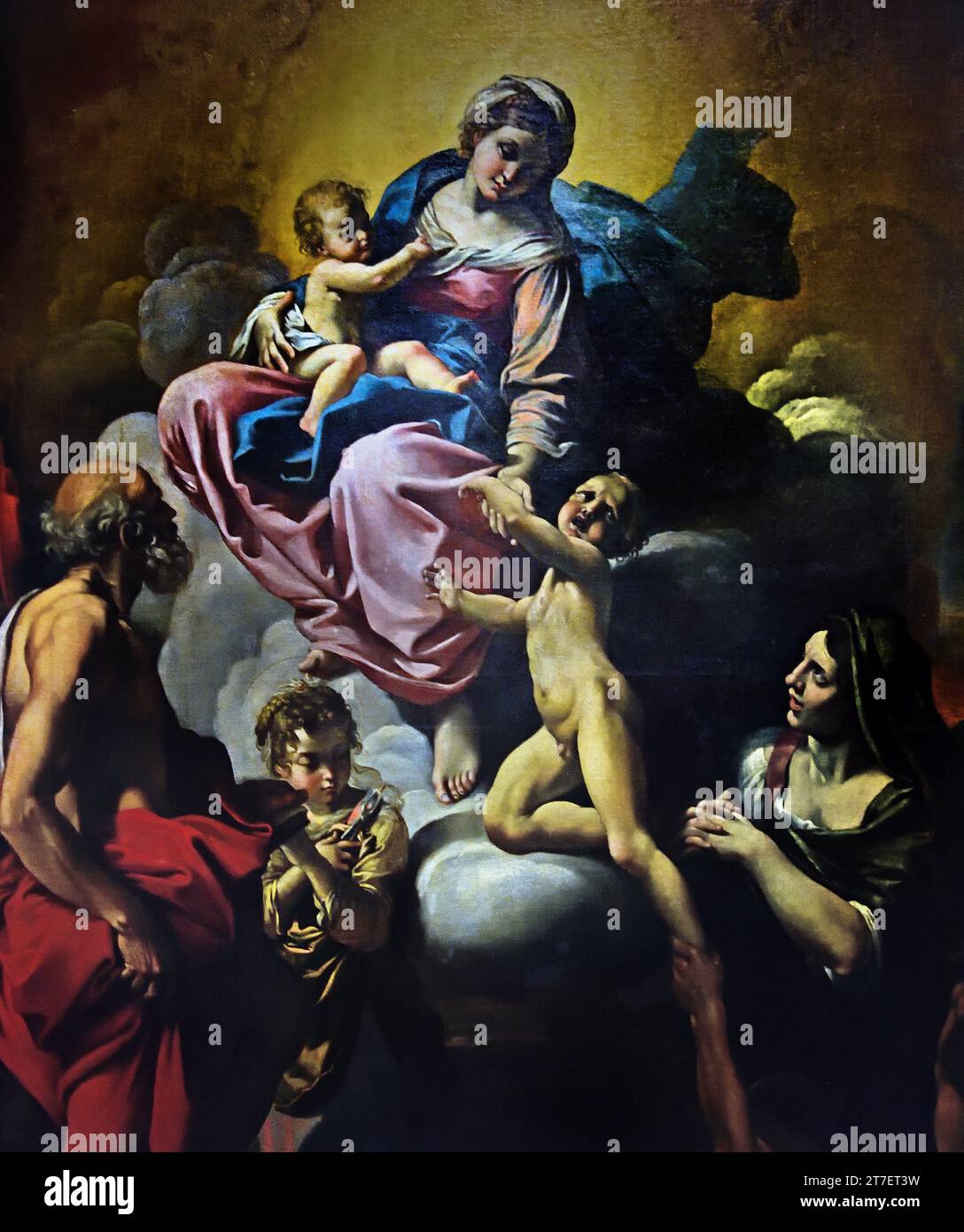 Rettung einer Seele 1613 Giovanni Lanfranco (1582–1647) Italien Italienisches Museo di Capodimonte, Neapel, Italien, Italien. Museum Der Schönen Künste, Stockfoto