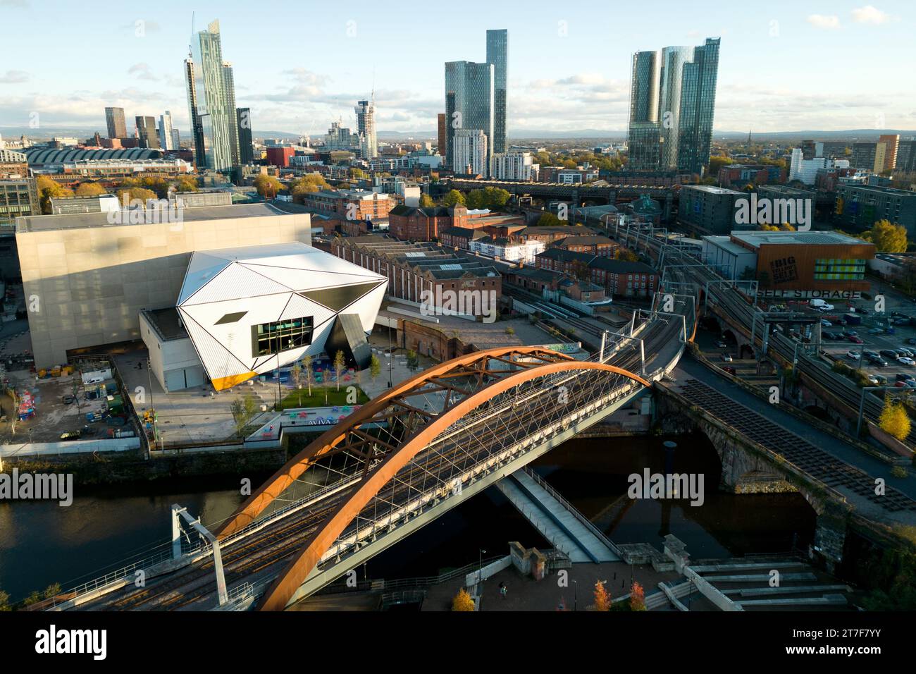 New Makers Yard, Montag, 10. November 2023. (Foto/Jon Super) Stockfoto