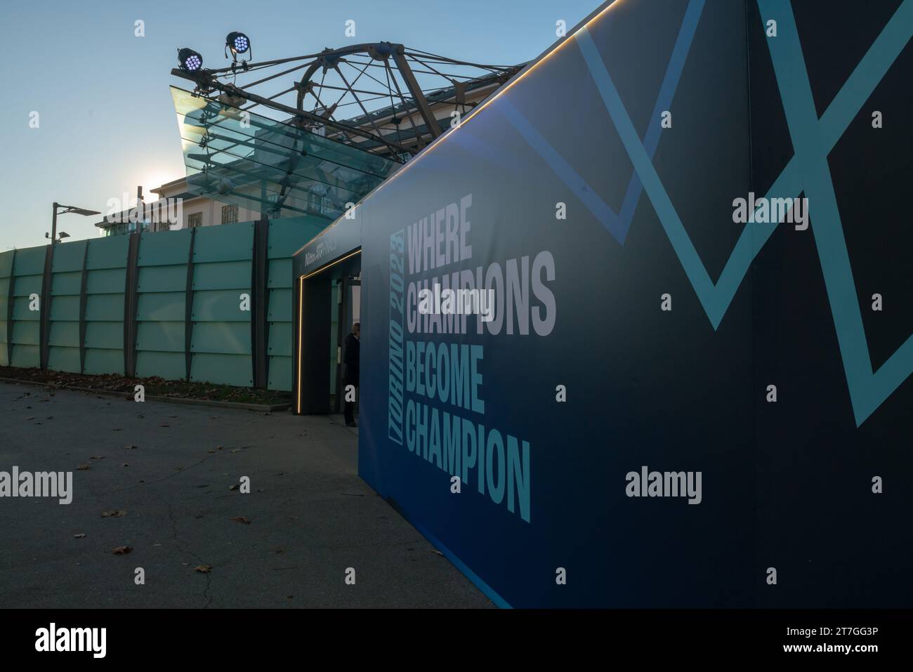 ATP Finals sind das wichtigste professionelle Tennisturnier des Jahres nach den vier Grand Slam Runden. turin, italien 15. November 2023 Stockfoto