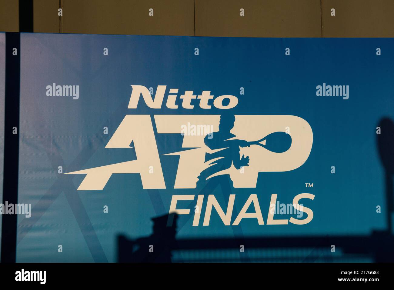 ATP Finals sind das wichtigste professionelle Tennisturnier des Jahres nach den vier Grand Slam Runden. turin, italien 15. November 2023 Stockfoto