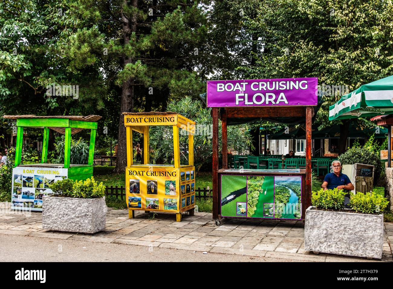 Naturparadies und Nationalpark Scutari-See, der größte See auf der Balkanhalbinsel zwischen Montenegro und Albanien, Scutari-See, Montenegro Stockfoto