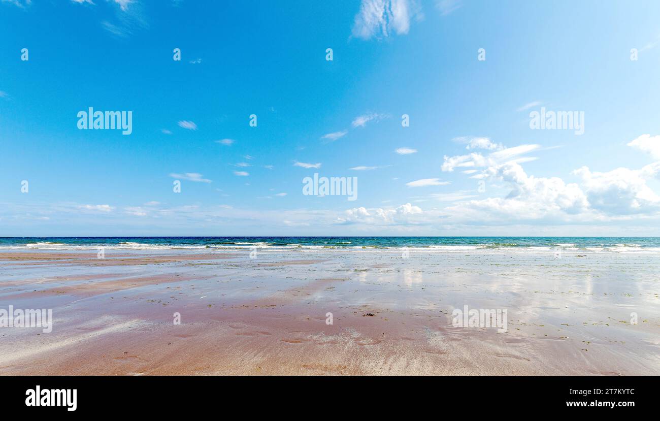 Carnoustie Beach, Angus, Schottland Stockfoto