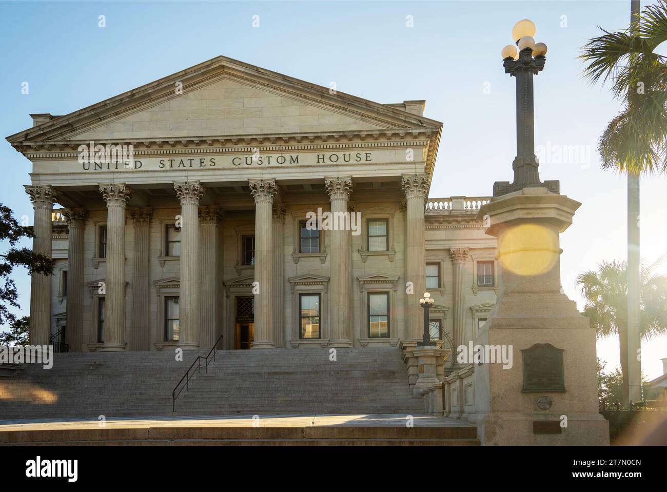 United States Custom House in Downtown Charleston South Carolina Stockfoto