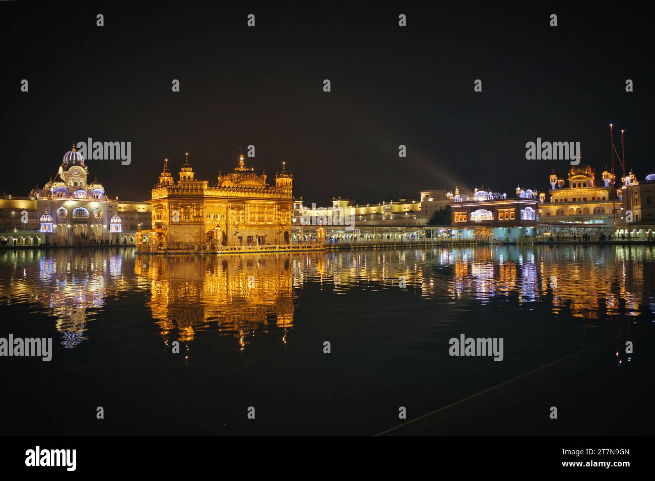 Goldene Tempel Amritsar Stockfoto