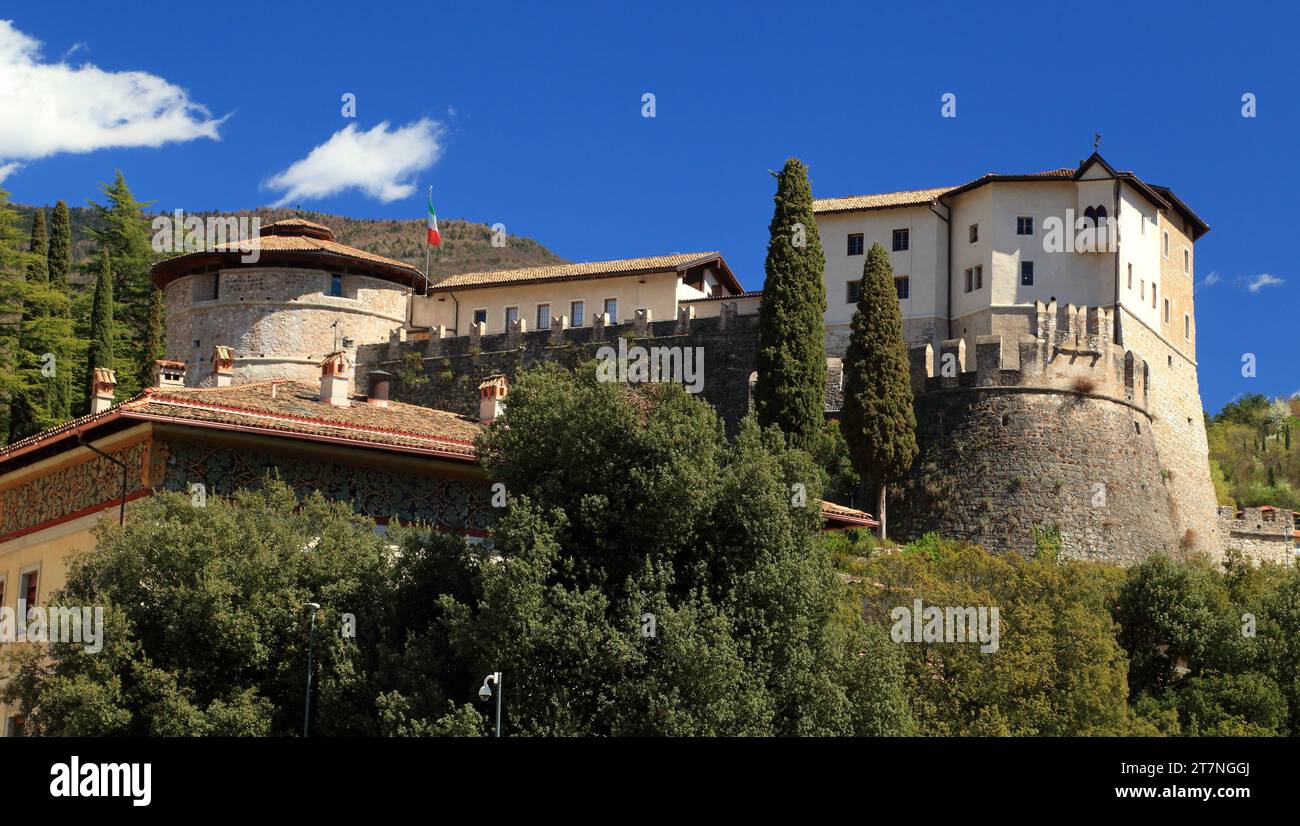 Schloss Rovereto, Castello di Rovereto, Italien Stockfoto