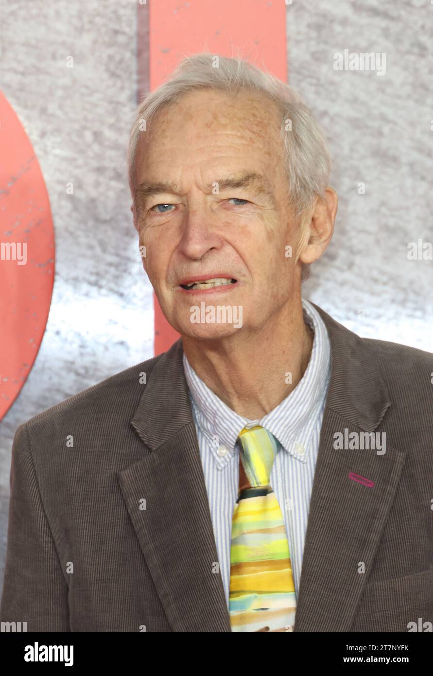 Jon Snow, Napoleon - UK Premiere, Leicester Square, London, UK, 16. November 2023, Foto von Richard Goldschmidt Stockfoto