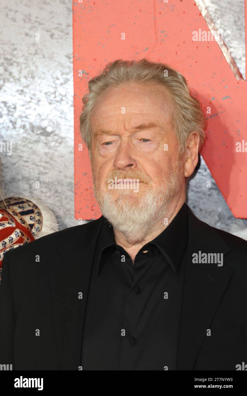 Ridley Scott, Napoleon - UK Premiere, Leicester Square, London, UK, 16. November 2023, Foto von Richard Goldschmidt Stockfoto