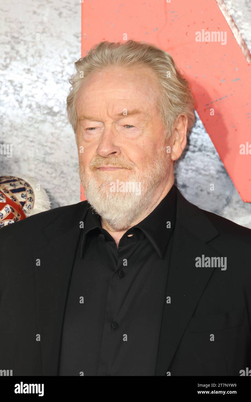Ridley Scott, Napoleon - UK Premiere, Leicester Square, London, UK, 16. November 2023, Foto von Richard Goldschmidt Stockfoto
