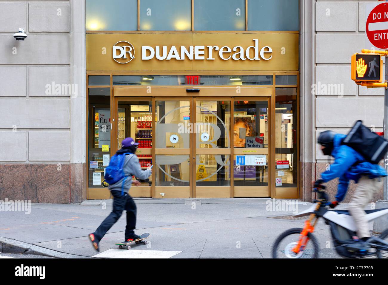 Duane Reade, 67 Broad St, New York, NYC, Foto einer Apothekenkette in Downtown Manhattan. Stockfoto
