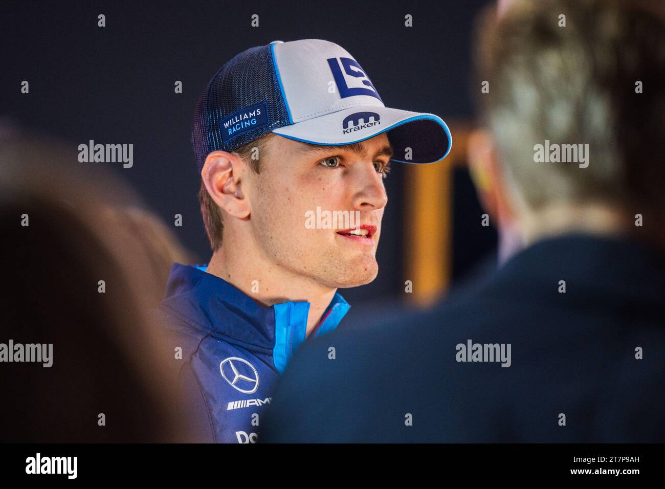 Las Vegas Street Circuit, Las Vegas, USA. 15.November 2023; Logan Sargeant von USA und Williams Racing während des Formel 1 Las Vegas Grand Prix, Formel 1 - F1 Motorsport, gebührenpflichtiges Bild, Foto und Copyright © Jay HIRANO/ ATP Images (HIRANO Jay/ATP/SPP) Credit: SPP Sport Press Photo. /Alamy Live News Stockfoto