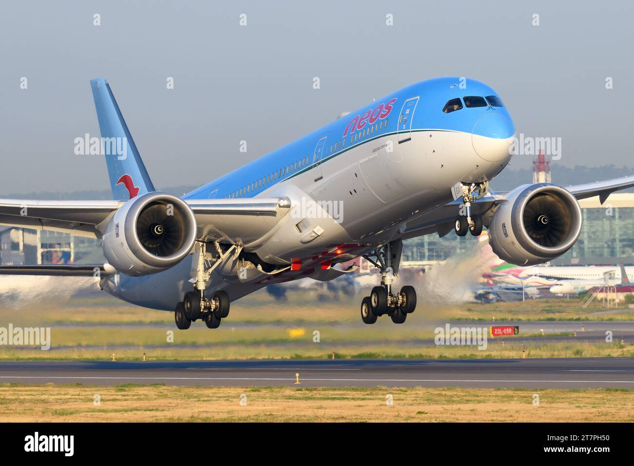 Neos Airline Boeing 787 Dreamliner Flugzeuge fliegen. Die italienische