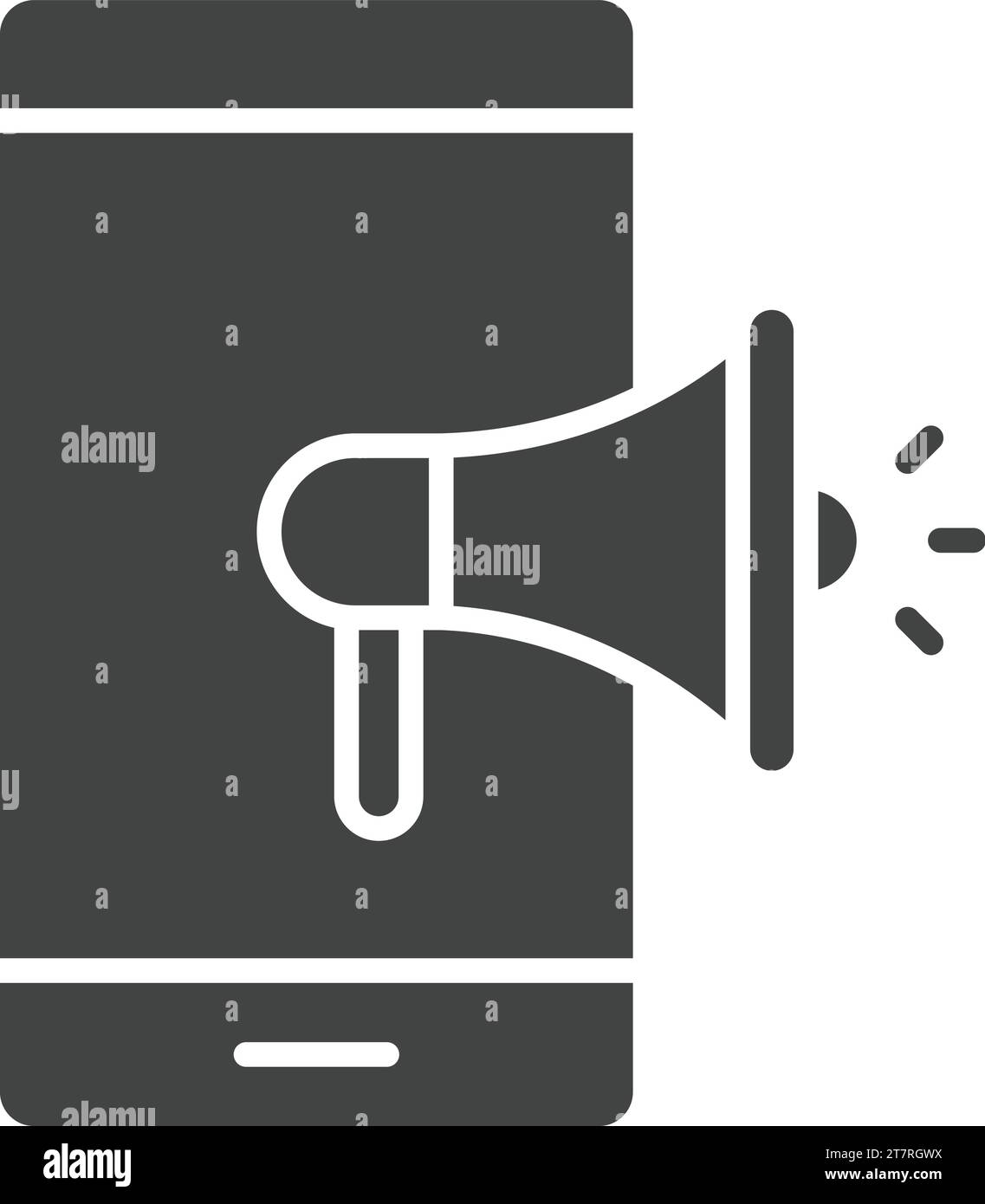 Vektorbild des Anzeigesymbols. Stock Vektor