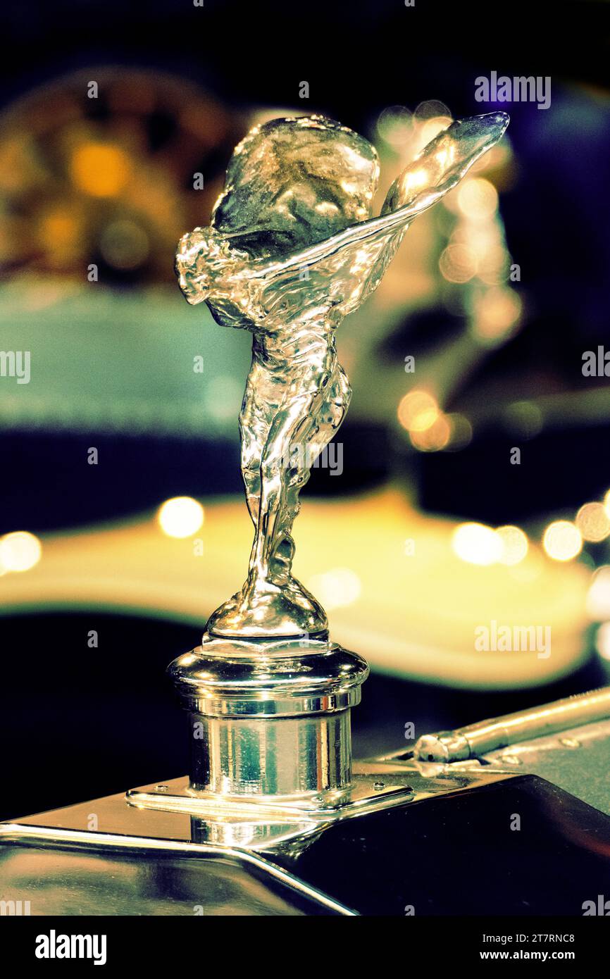 Vintage Rolls Royce Spirit of Ecstasy Heizkörper Maskottchen Stockfoto