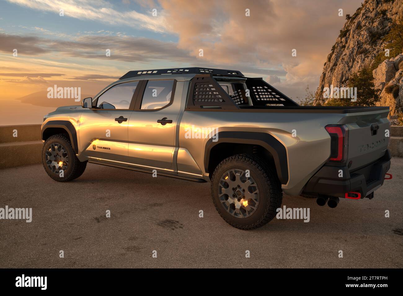 Toyota Tacoma Trailhunter Stockfoto