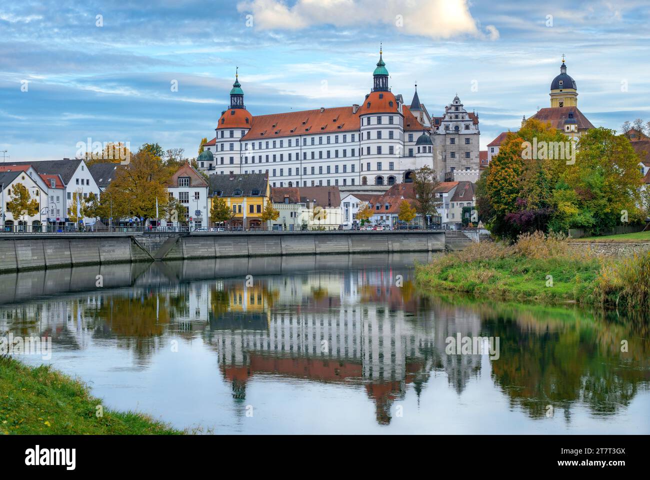 Schloss Neuburg an der Donau, Bayern, Deutschland, Europa Stockfoto