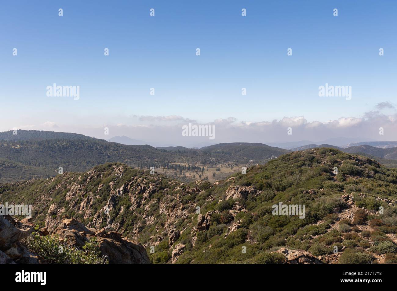 Berge vor San Diego in der Nähe von Julian Stockfoto