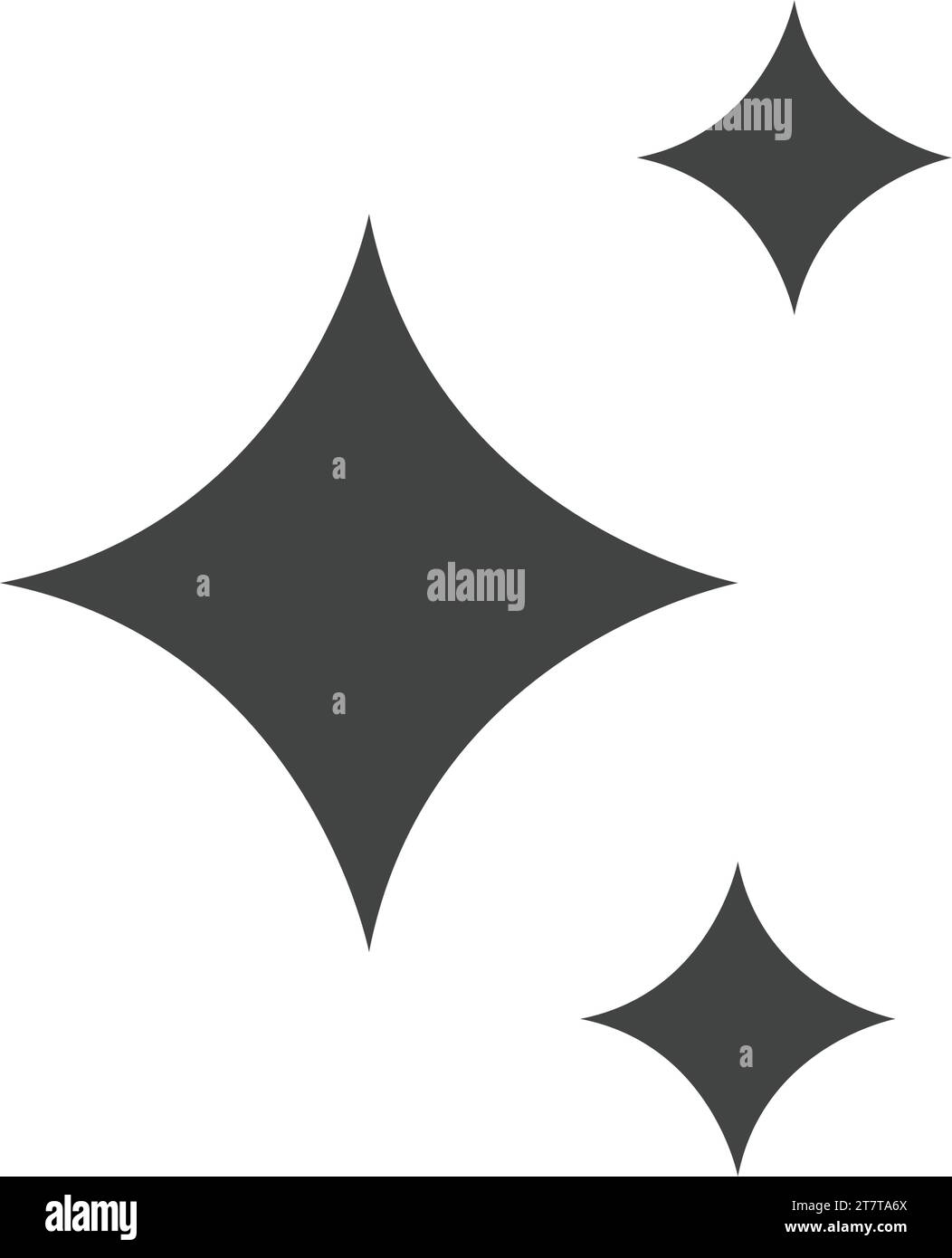 Vektorbild mit Funkelsymbol. Stock Vektor