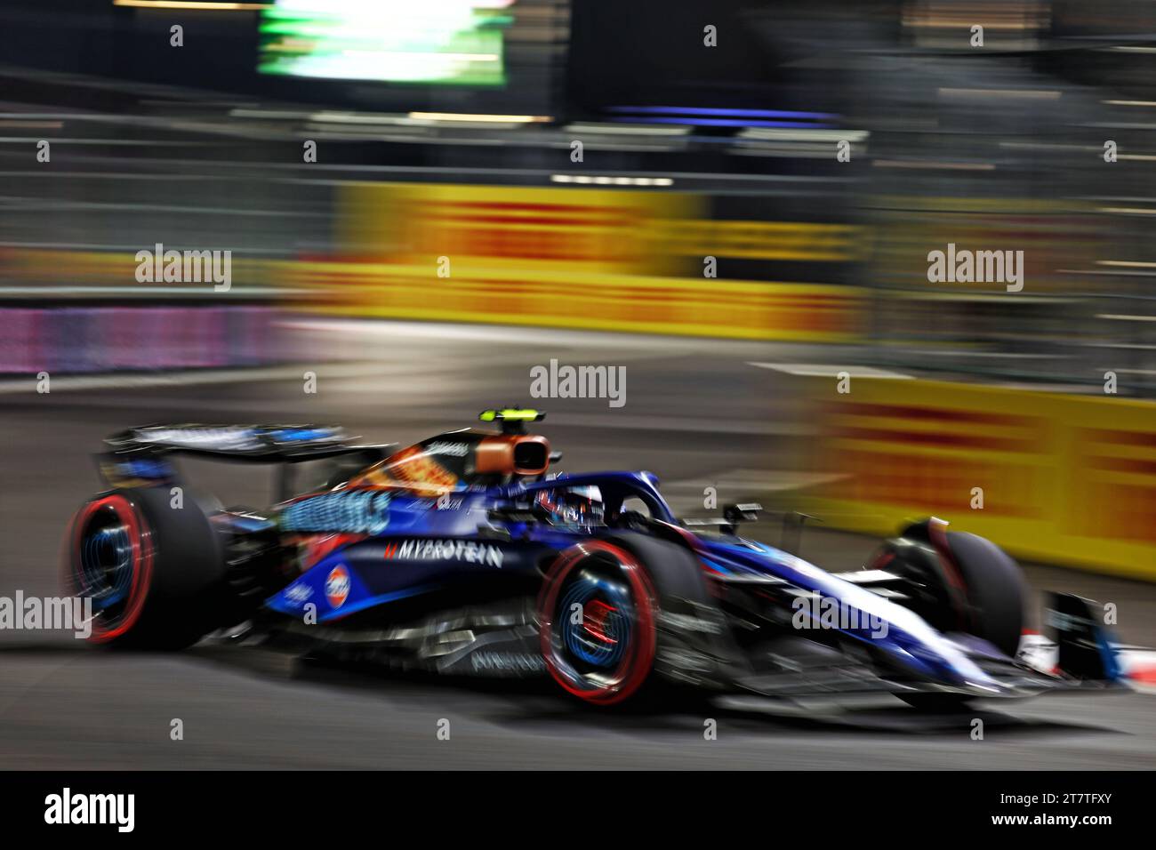 Logan SarSergeant (USA) Williams Racing FW45. Kredit: James Moy/Alamy Live News Stockfoto