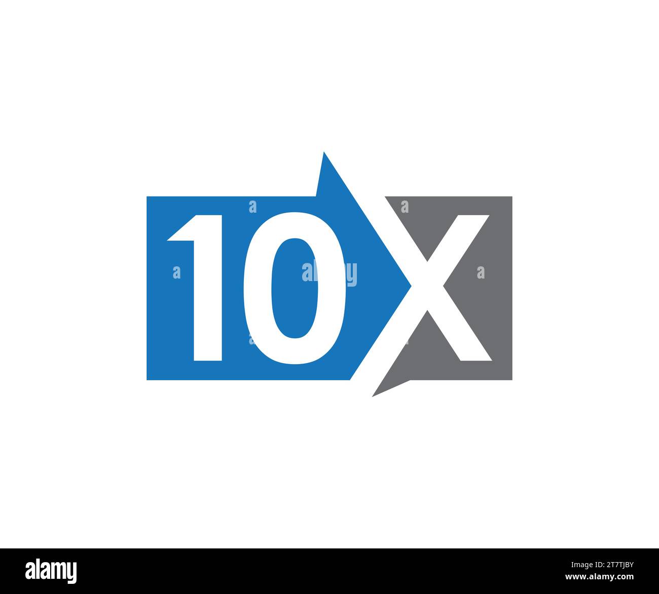 10-fach-Logo Stock Vektor