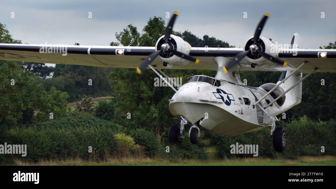 PBY Catalina ist ein Flugboot und Amphibienflugzeug, das in den 1930er und 1940er Jahren hergestellt wurde Stockfoto