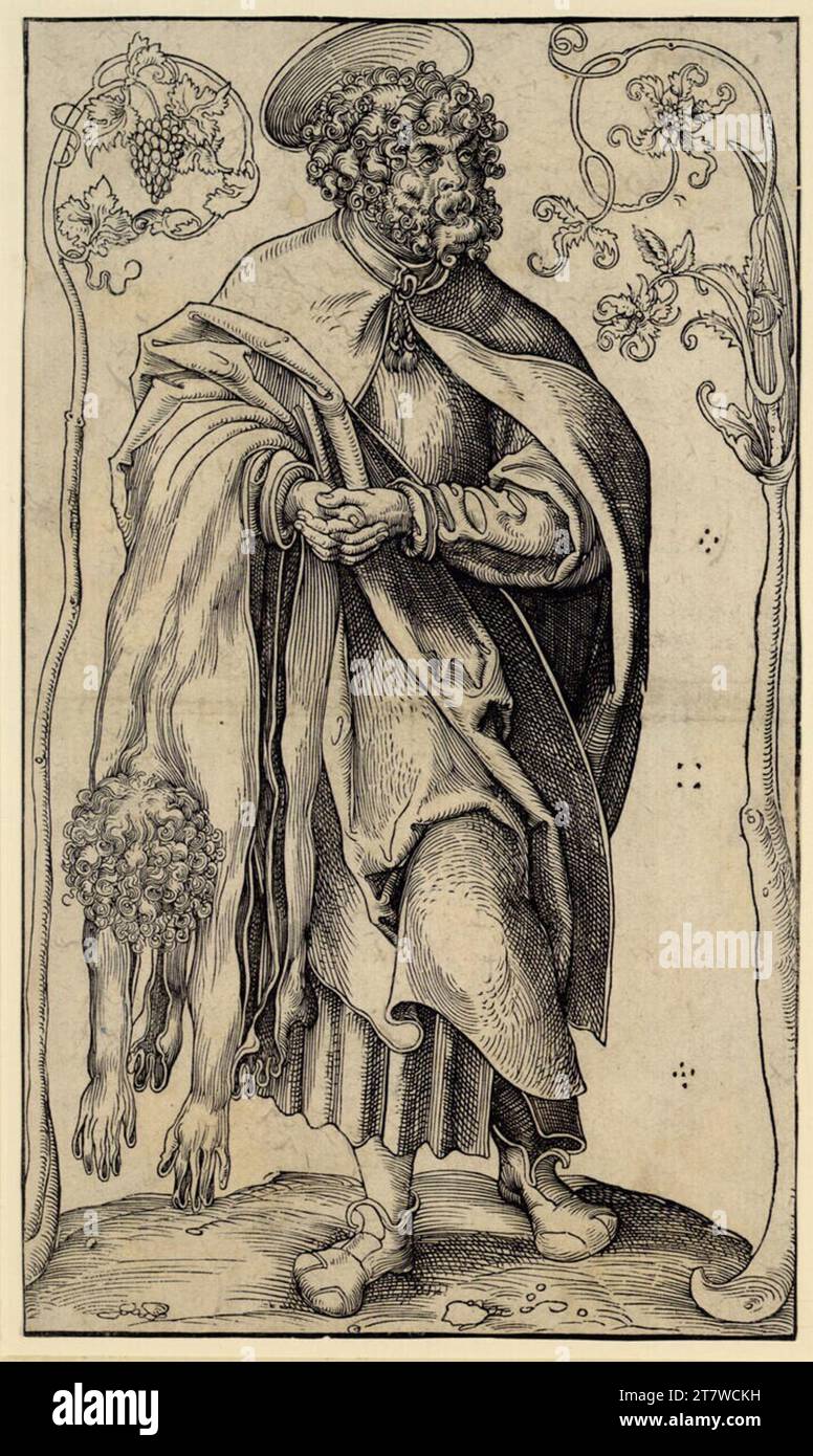 Lucas Cranach d. Ä. Der Apostel Bartholomäus. Holzschnitt um 1515 Stockfoto